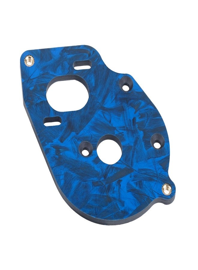DJX 3mm Blue Forged Carbon Fiber Motor Plate for 1/10 Losi 22S Sprint Car Upgrade Parts Accessories (12.5g) (Dark Blue) - Image 4