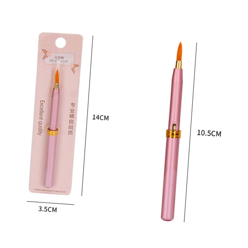 3Pcs Lip Liner Brush Set Multi-Function Makeup Tools Cosmetic Beauty Brushes for Women Daily Makeup Application Random Color Random Color - Image 2