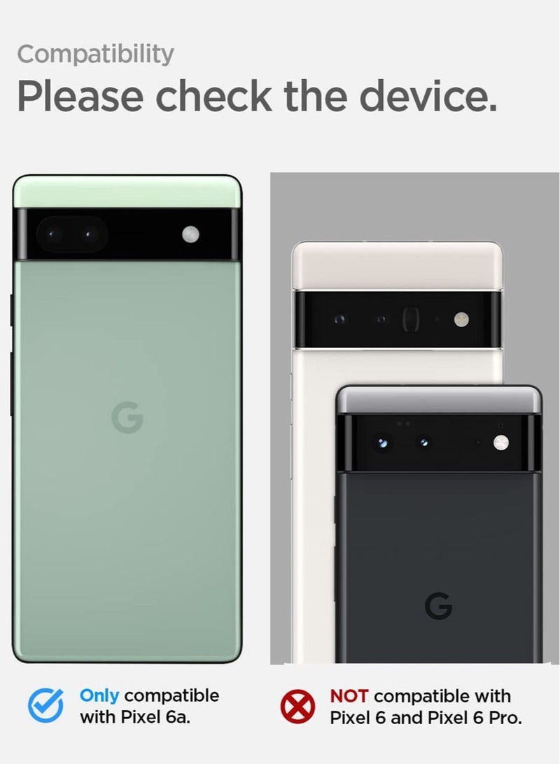 Spigen Rugged Armor Case Cover for Google Pixel 6a (2022) - Matte Black - Image 2