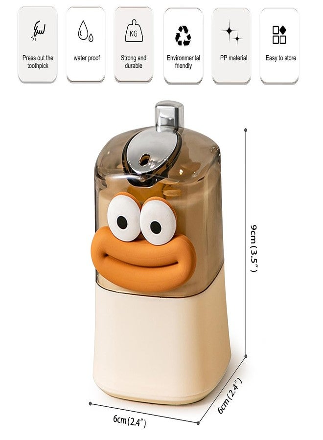 PEFWO Toothpick Holder, Toothpick Dispenser, Pop-up Automatic Toothpick Dispenser, Automatic Toothpick Dispenser for Kitchen, Restaurant, Hotel (Big Mouth) - Image 5