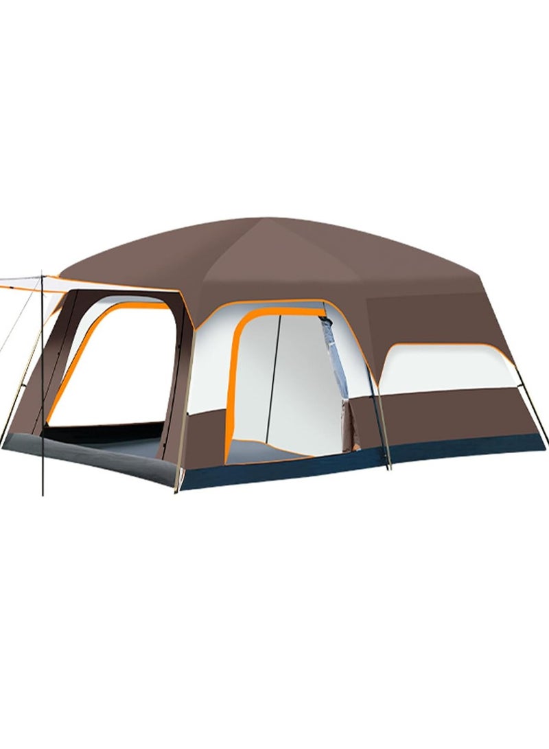 DubaiGallery Camping Equipment Outdoor Two-bedroom Single Multi-person Double Deck Camping Tent Wind and Water Resistance Outdoor Play Tent - Image 1