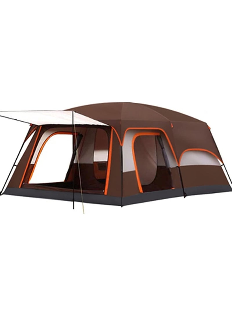 DubaiGallery Camping Equipment Outdoor Two-bedroom Single Multi-person Double Deck Camping Tent Wind and Water Resistance Outdoor Play Tent - Image 3