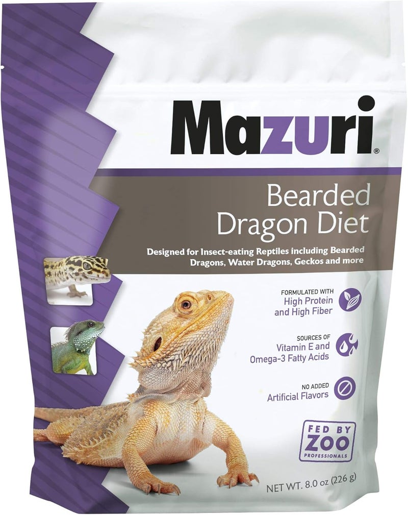 مازوري نظام غذائي لتنمية التنين ذو اللحية الزرقاء (MAZURI BEARDED DRAGON DIET) - Image 1