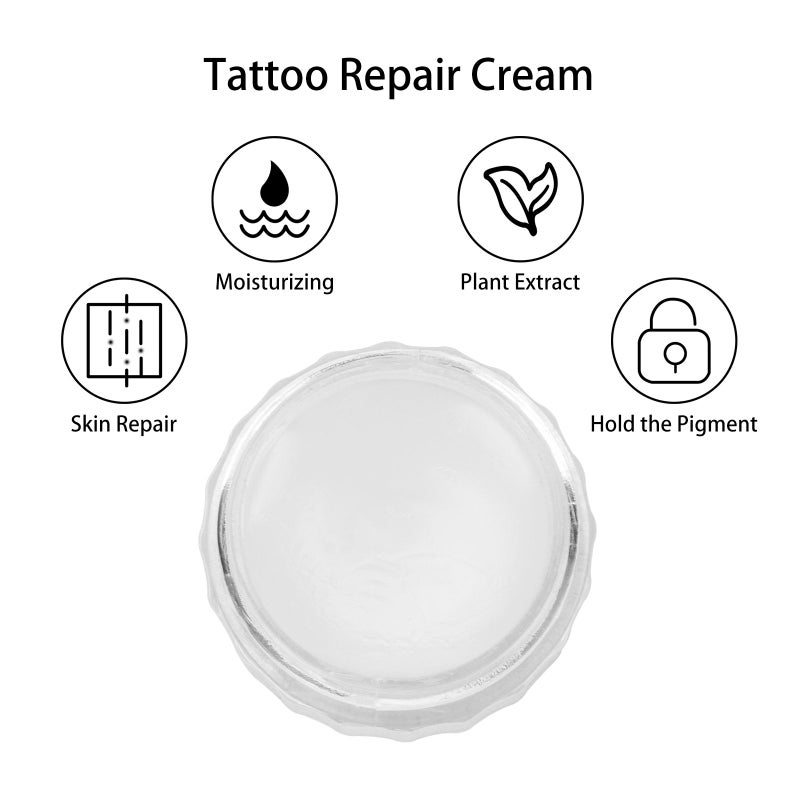 10Pcs Tattoo Aftercare Ointment: Fast Repair Formula - Plant Extract Infused Tattoo Repair Salve for Permanent Makeup Eyebrow Lip Small Tattoo Aftercare - Image 3