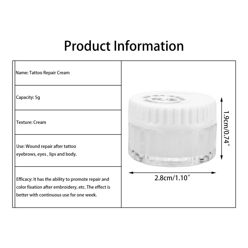 10Pcs Tattoo Aftercare Ointment: Fast Repair Formula - Plant Extract Infused Tattoo Repair Salve for Permanent Makeup Eyebrow Lip Small Tattoo Aftercare - Image 5