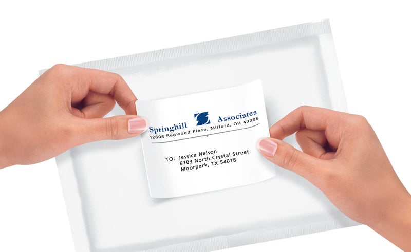 Avery Repositionable Shipping Labels for Inkjet Printers 3-1/3 x 4, Box of 150 (58164) - Image 5