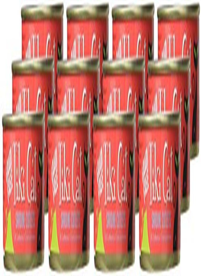 دردشة تيكي طعام القطط تيكي كات وتيكي دوغ، 12 قطعة/2.8 أونصة، بنكهة السردين المشوي وجراد البحر وبورا بورا، مقاس واحد - Image 4