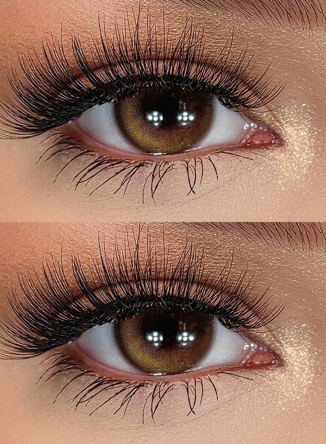 سيدة جديدة عدسات لاصقة ملونة بنية من فريش ليدي للاستخدام السنوي - Image 2