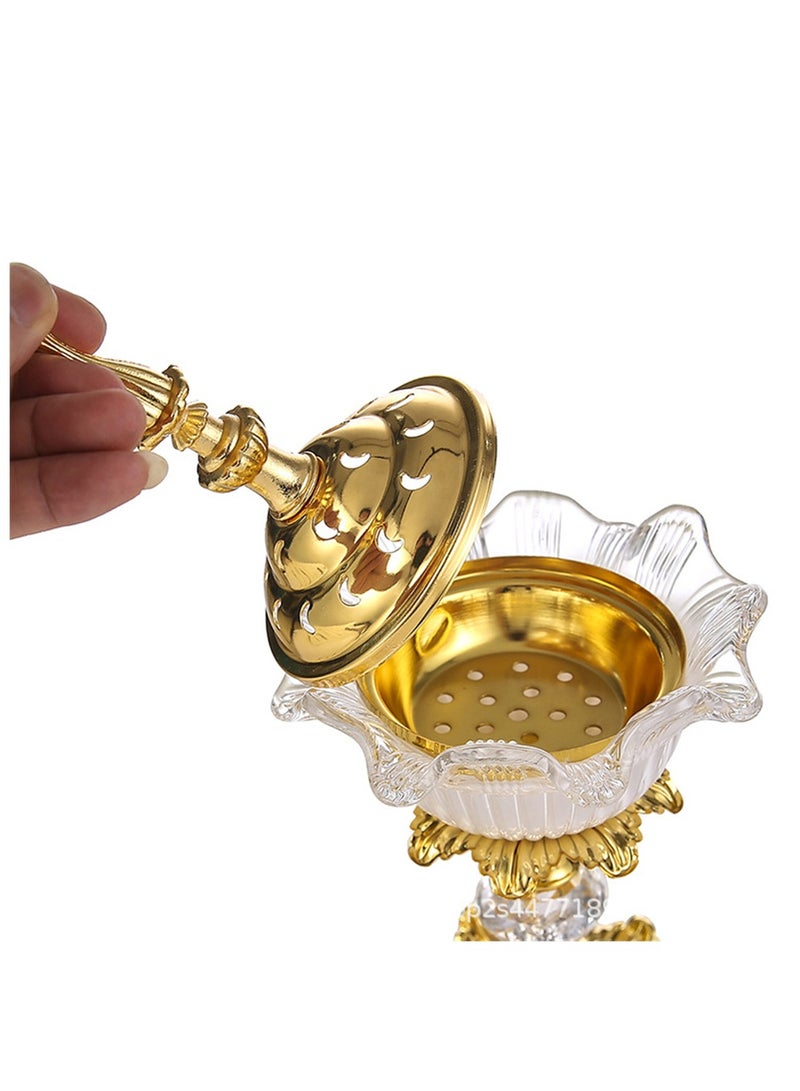 Incense burner two-piece set Middle Eastern crystal spice jar home decoration party home decoration - Image 4
