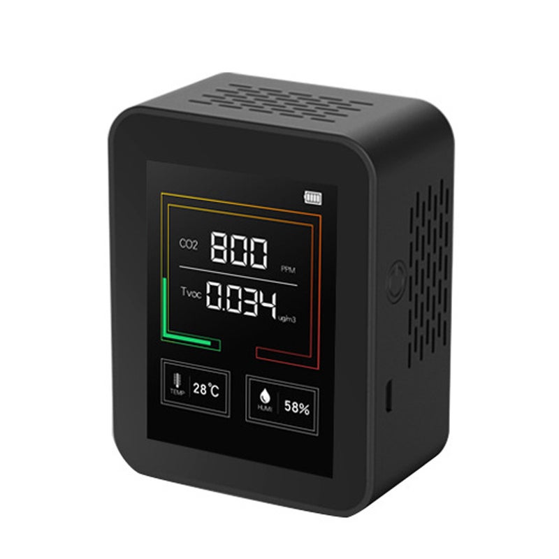 Intelligent Big Screen CO2 TVOC Temperature Humidity Multipurpose Detect Tool Portable Testing Instrument Household - Image 1