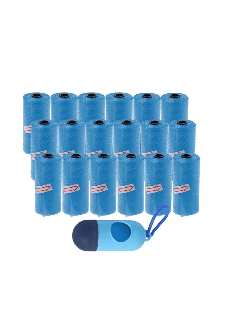 STAR BABiES Star Babies Disposable Scented BAG Pack of 18 (276 Bags) & Dispenser - Blue  - Image 1