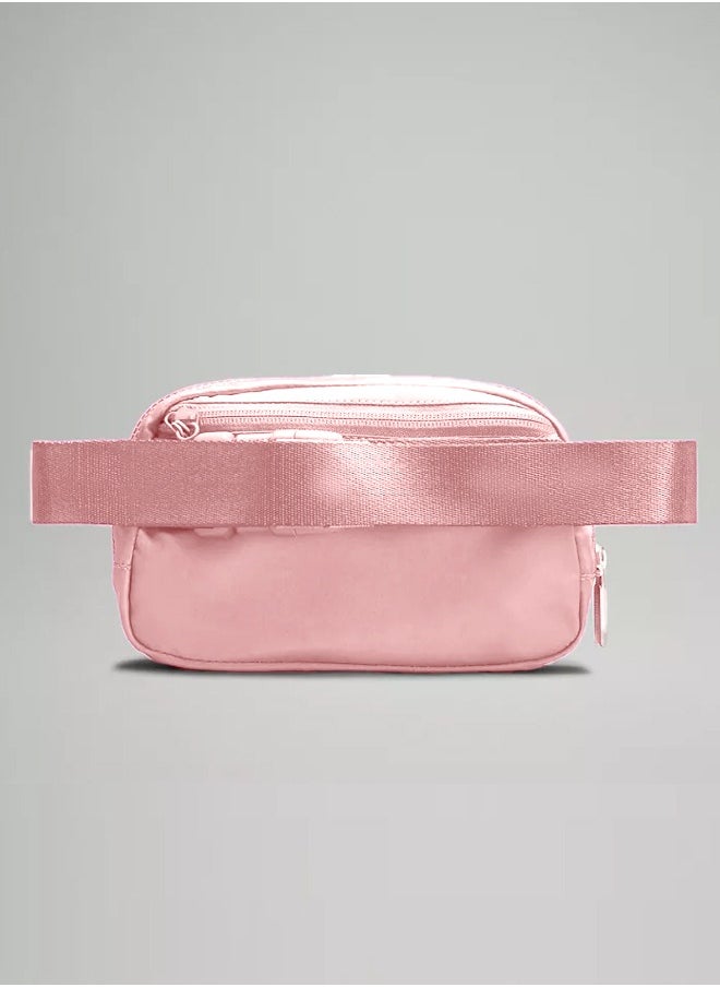 Lululemon - Everywhere Belt Bag, Compact, and Convenient Belly Bag with Zippered Pockets, Easy-Access Exterior Pocket, and Interior Essentials Pocket for On-the-Go Storage, Pink - Image 1