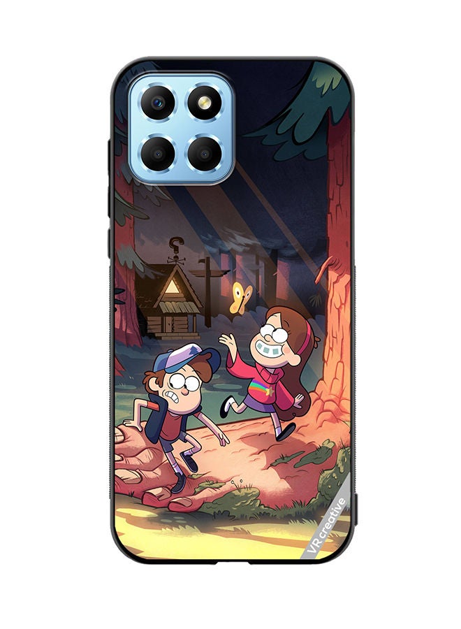 VR CREATIVE Protective Case Cover For Honor X8 5G Gravity Falls Design Multicolour - Image 1