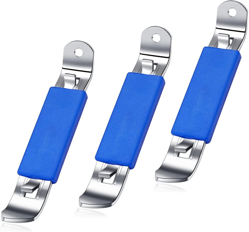 HANCELANT 3 Pieces Magnetic Bottle Openers Can Opener Classic Beer Opener Stainless Steel Small Bottle Opener Can Tapper with Magnet for Camping and Traveling - Image 1