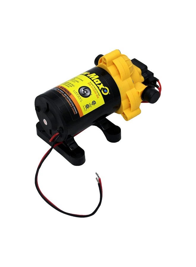 ليبرت كومبونينتس مضخة مياه Lippert Components Flow Max 12V RV، سعة 3.0 جالون في الدقيقة، ضغط 50 رطل لكل بوصة مربعة، 9.5 أمبير كحد أقصى، ذاتية التحضير، فلتر شبكي متضمن - 689052 - Image 3
