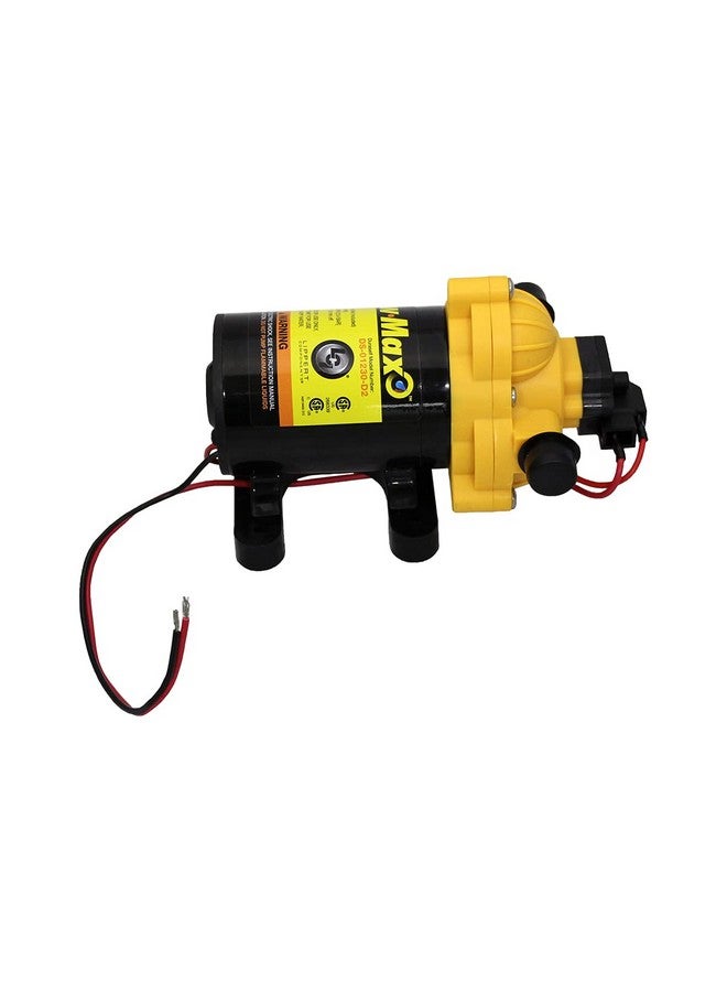 ليبرت كومبونينتس مضخة مياه Lippert Components Flow Max 12V RV، سعة 3.0 جالون في الدقيقة، ضغط 50 رطل لكل بوصة مربعة، 9.5 أمبير كحد أقصى، ذاتية التحضير، فلتر شبكي متضمن - 689052 - Image 2