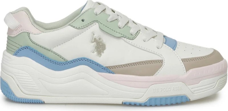 U.S. Polo Assn. Judy Wmn 4fx Women's Beige-Pink-Blue Sneakers  - Image 2