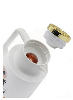 YOLO Yolo Coffee/Tea Vacuum Flask 1 Liter Urban Lady -Grey Colour  - Image 4