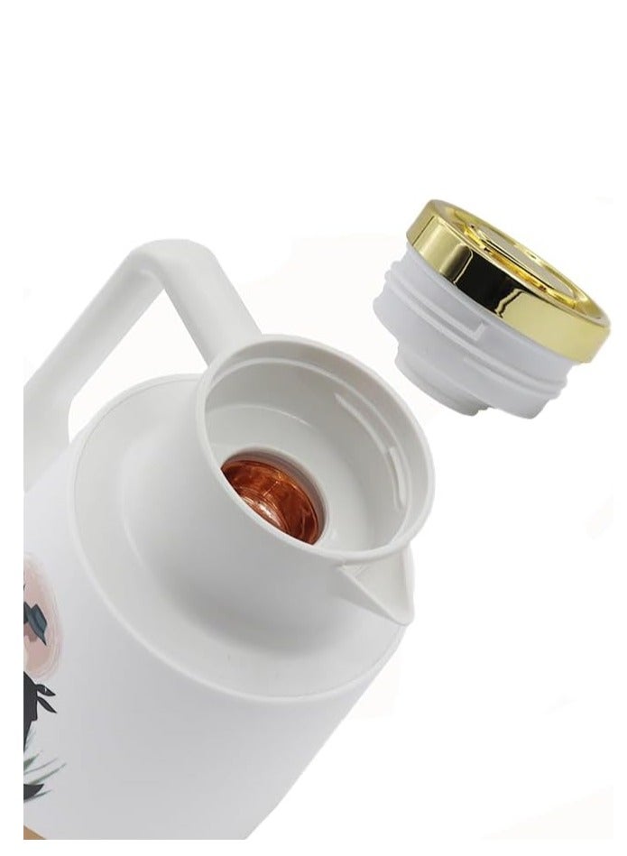 Yolo Coffee/Tea Vacuum Flask 1 Liter Urban Lady -Grey Colour - Image 4