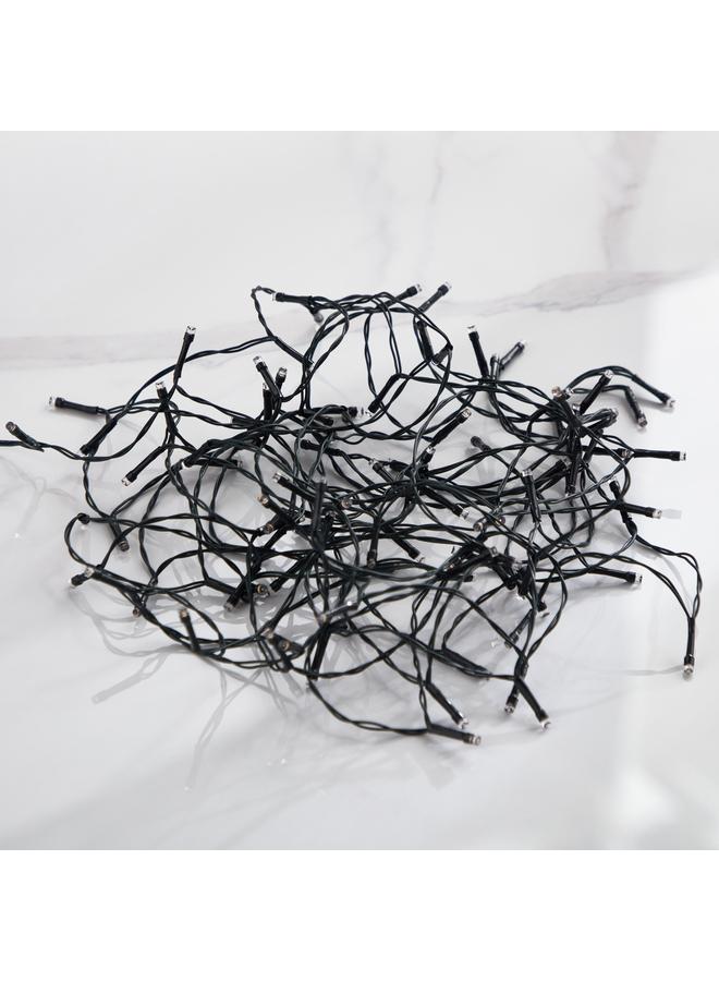 إينفينيتي 100 قطعة أضواء احتفالية LED بيضاء دافئة مع محول 990 سم - Image 2