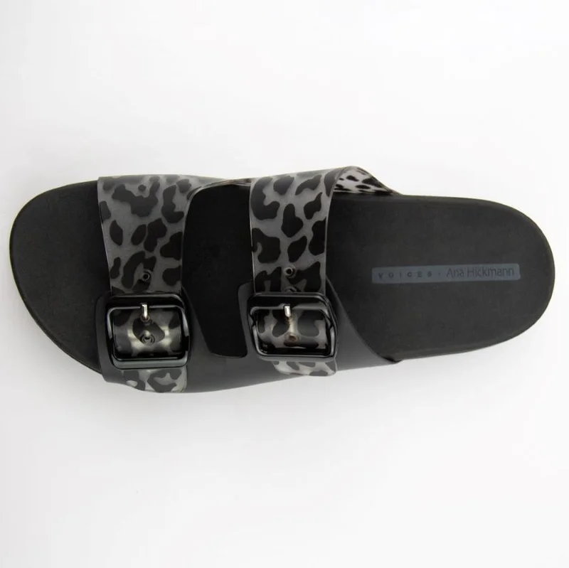 Voices Voices Women'S Flip Flops, Folk - 009.00001, Color - Black