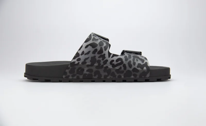 Voices Folk Women'S Birken Style Sandal With Adjustable Strap - Black