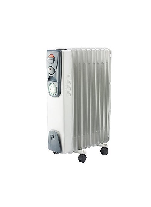 Usha USHA Oil Filled Radiator with Over Heating Protection 3209 White 2000Watt 