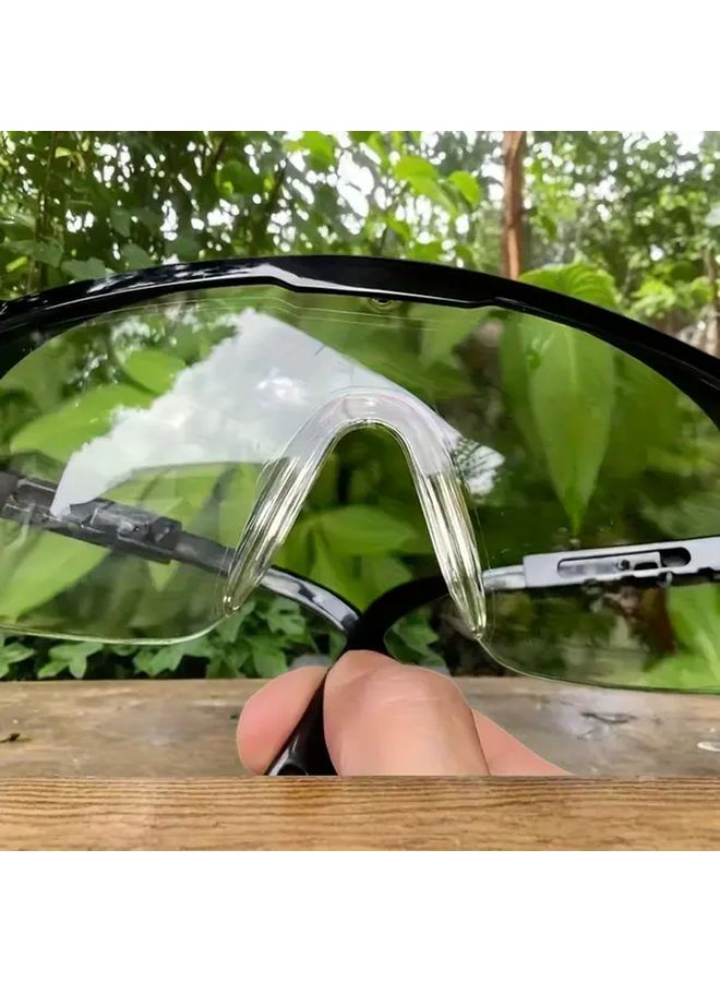 Black T Anti Fog Cycling Glasses Ergonomic Lightweight Frame for Outdoor Sports - Image 3