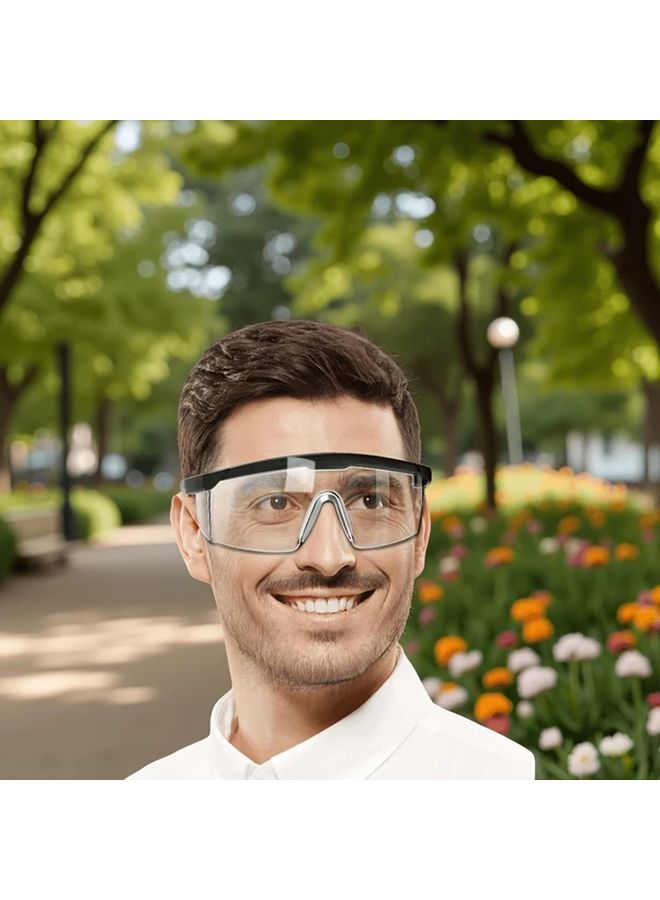 Black T Anti Fog Cycling Glasses Ergonomic Lightweight Frame for Outdoor Sports - Image 1