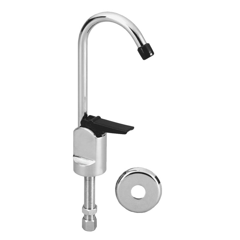 Westbrass Westbrass D203-NL-26 6"" Touch-Flo Style Pure Cold Water Dispenser Faucet  1-Pack  Polished Chrome - Image 1