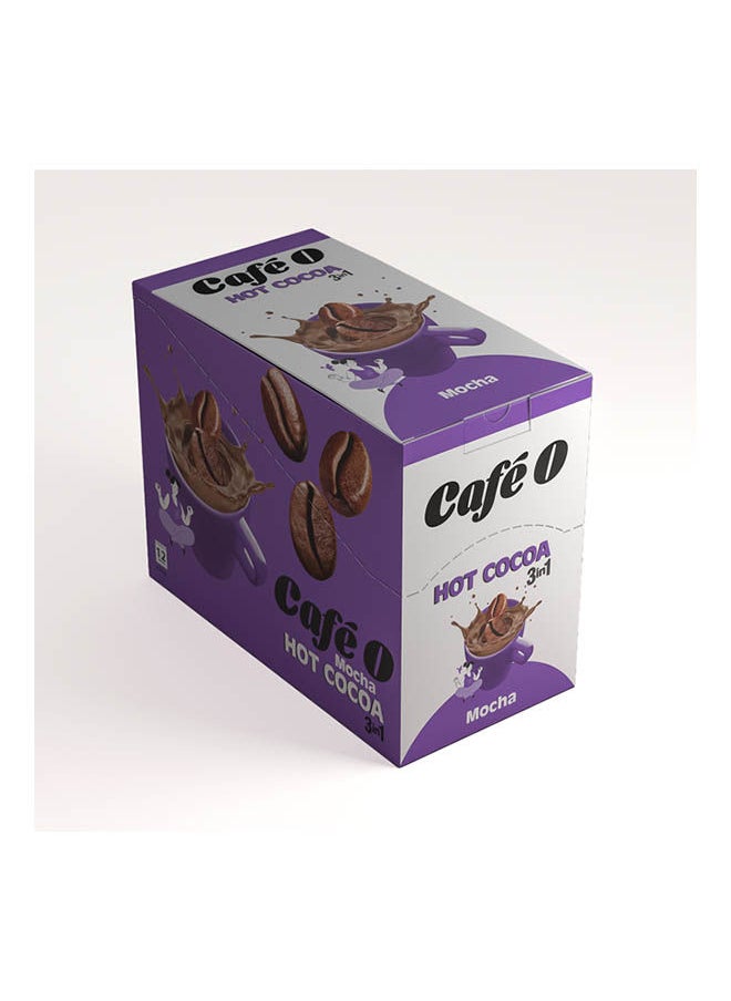 Café O Cocoa 3 * 1 - Mocha Box 12 Sachets 23 grams 