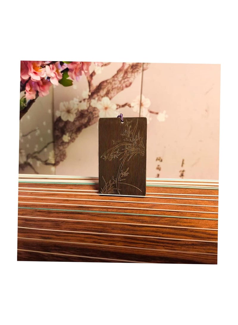 GGOOT 3pcs Guzheng nail plate guzheng nail holders instrument nail holder holders for guzheng nail autoharp instrument nail storage holder pipa accessory storage card Wood lute  - Image 4