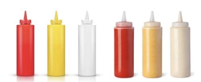 SIMPLIMAGIC 79240 LARGE SQUEEZE BOTTLES 6 PACK