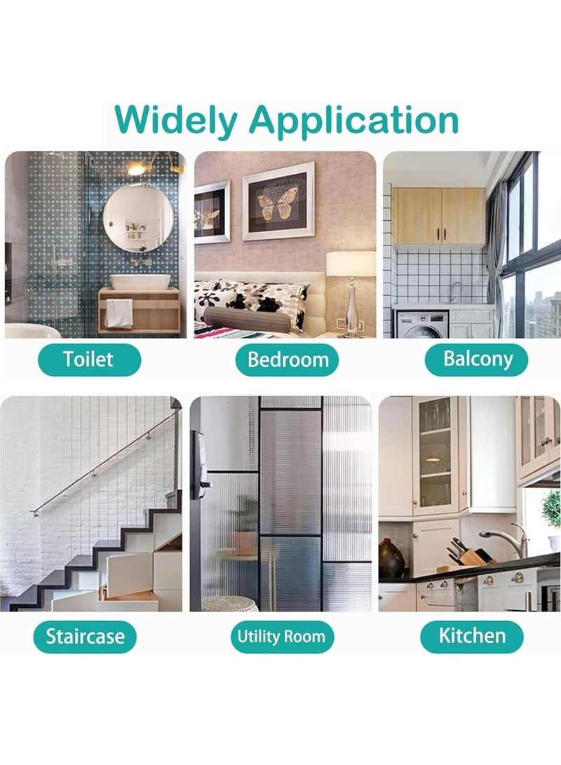 بوابة أطفال، بوابة أمان للأطفال تغلق تلقائيًا، بوابة أمان للسلالم، بوابة أمان للأطفال لمداخل السلالم، مثالية للأطفال الصغار والكلاب الأليفة - لا تحتاج إلى حفر (بوابة آمنة) - Image 5