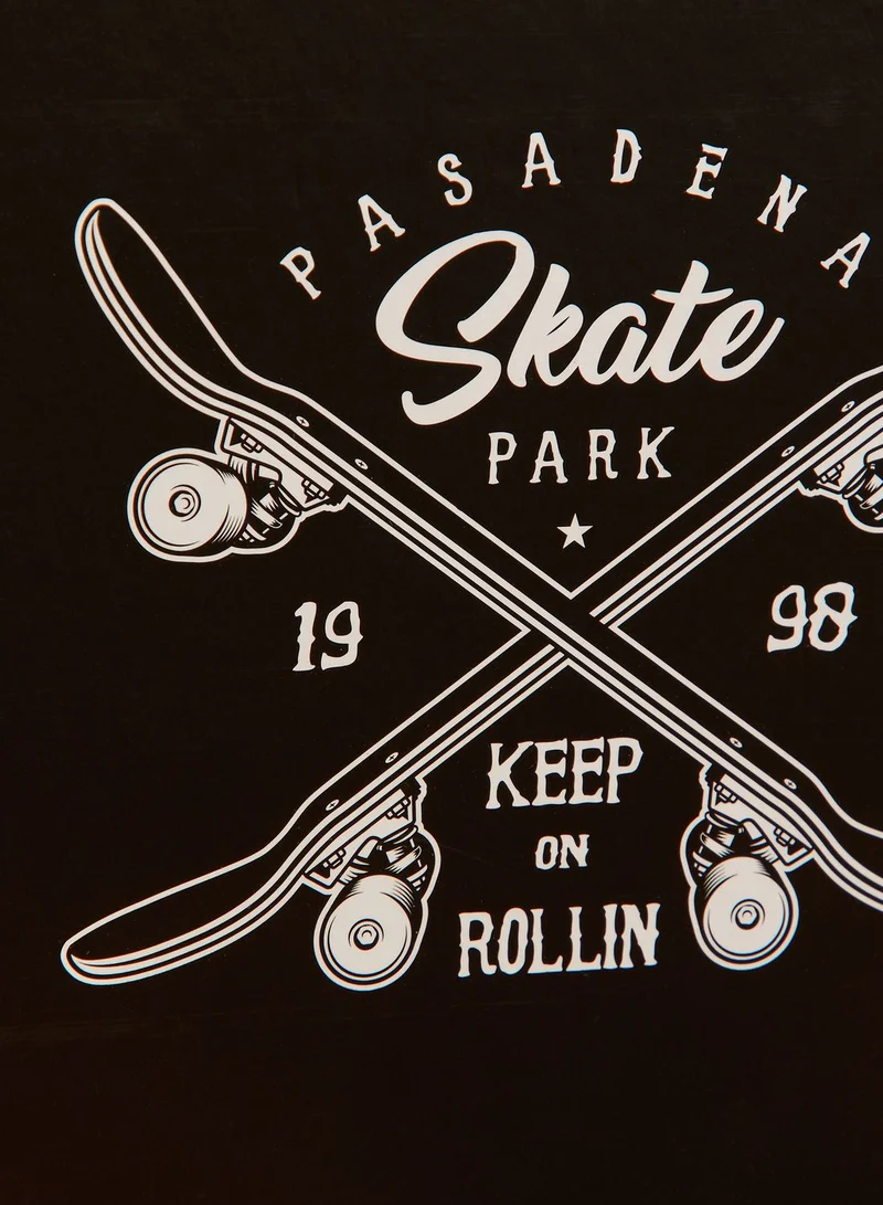 Back to school kit A4 Spiral Hardcover Notebook - Skate
