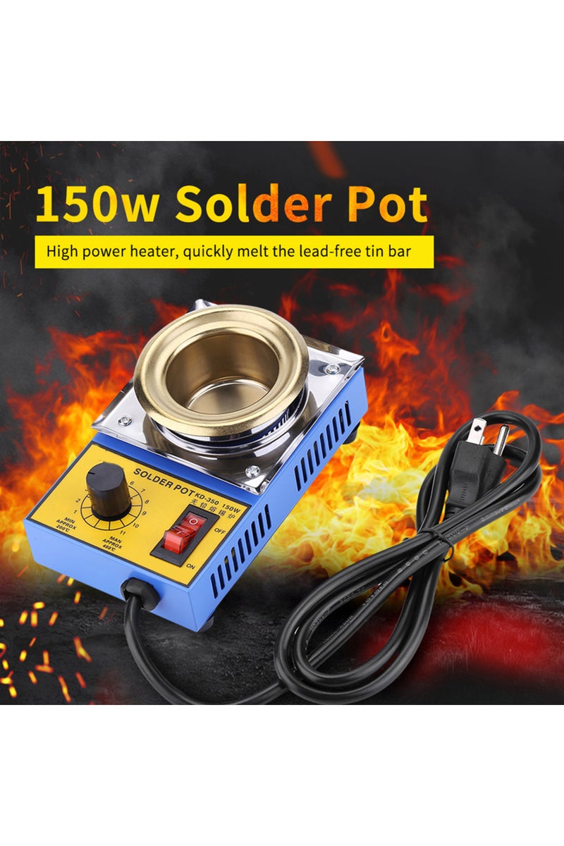 erorex Solder Pot Tin Melting Furnace 150W Lead free Solder Pot Soldering Desoldering Bath Titanium Plat... - Image 2