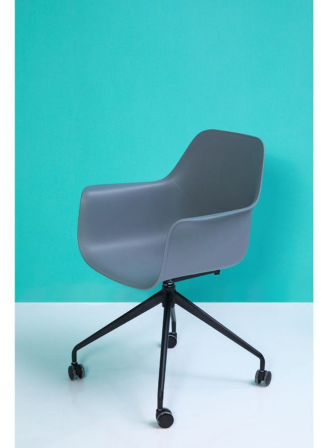Generic Multi-Purpose Chair Blue Seat and Back for Office and Home Use  - Image 2