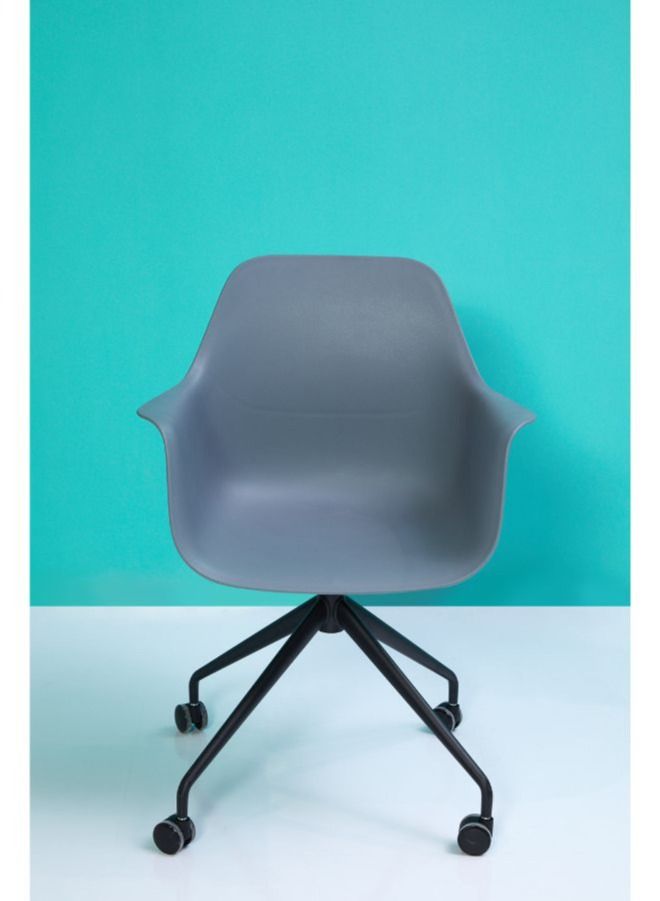 Generic Multi-Purpose Chair Blue Seat and Back for Office and Home Use  - Image 1