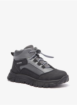 Boy's Panelled Boots with Cord Lock Closure - pzsku/ZF5FCB8268B4336FC06A1Z/45/_/1731664938/859bd36e-2e8a-466f-8fe2-50c09eab7232