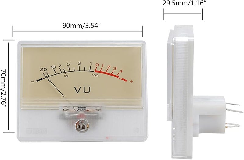 Digital VU Meter Power Amplifier With Backlit Display For Home Theater And Mixer - Image 4
