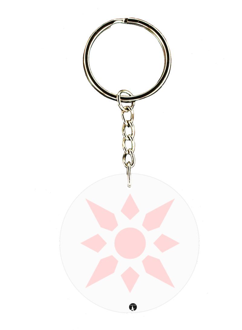 Anime Digimon Double Side Printed Keychain