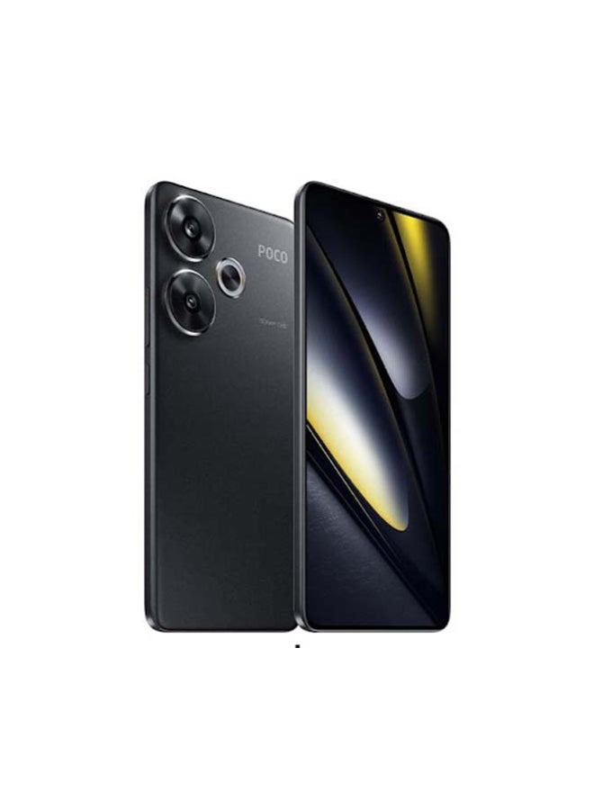 شاومي POCO F6 ثنائي الشريحة، أسود، 12 جيجابايت، 512 جيجابايت، 5G - الإصدار العالمي - Image 1
