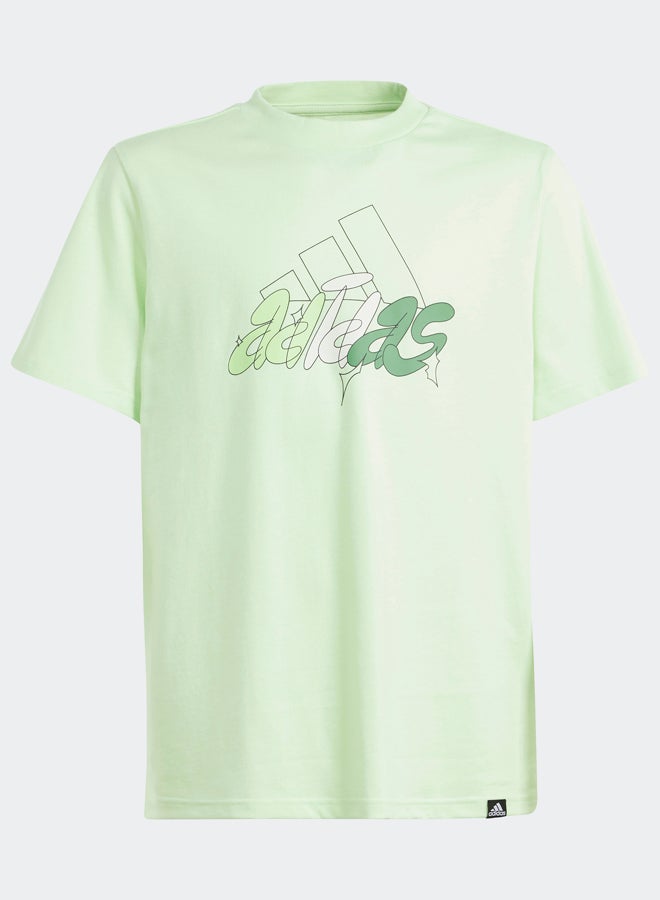 Adidas Table T-Shirt Illustrated Graphic T-Shirt - Image 2