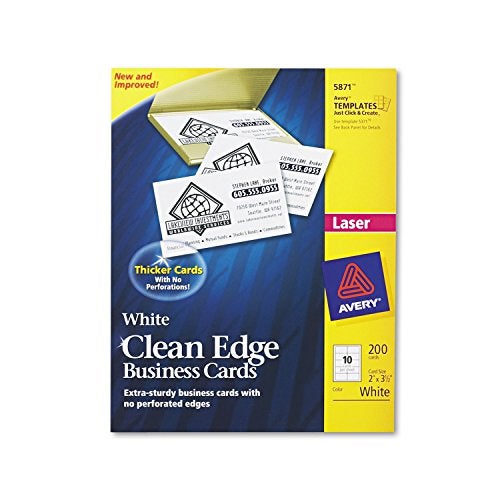 AVERY AVE5871 - Avery Clean Edge Business Card - Image 1