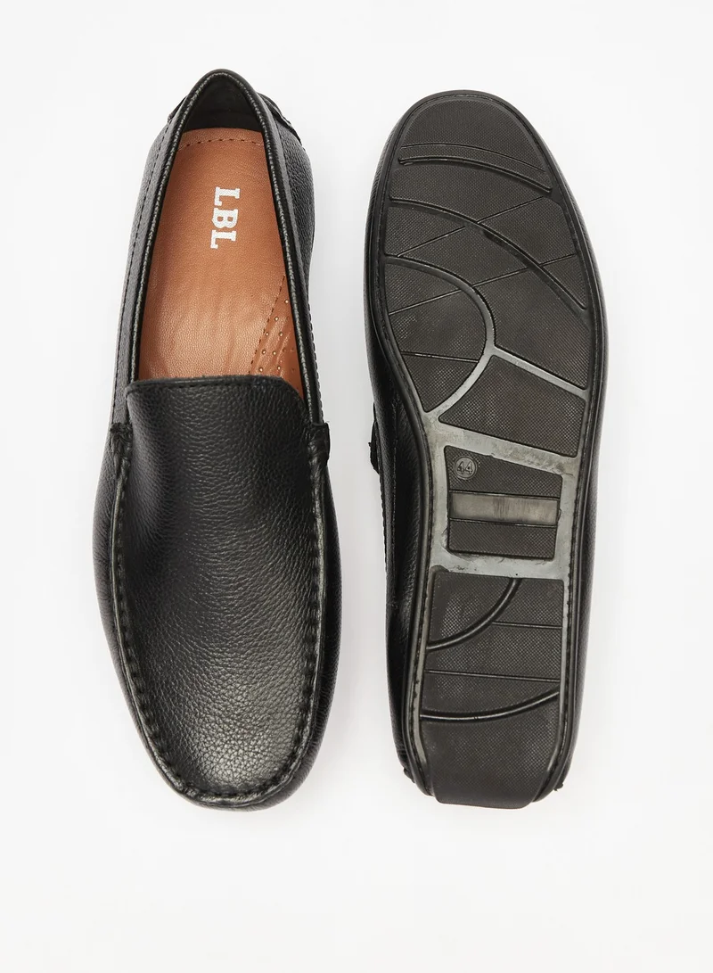 ال بي ال من شو اكسبرس Mens Textured Slip-On Loafers