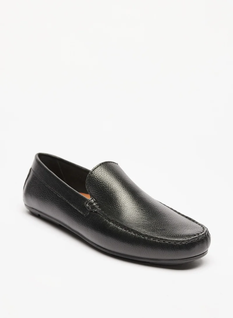 ال بي ال من شو اكسبرس Mens Textured Slip-On Loafers