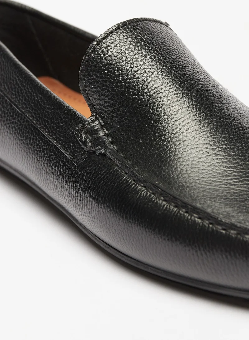 ال بي ال من شو اكسبرس Mens Textured Slip-On Loafers