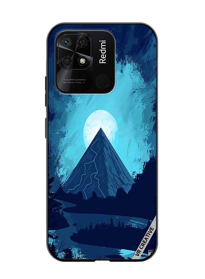 VR CREATIVE Protective Case Cover For Xiaomi Redmi 10C Mountain Design Multicolour - Image 1