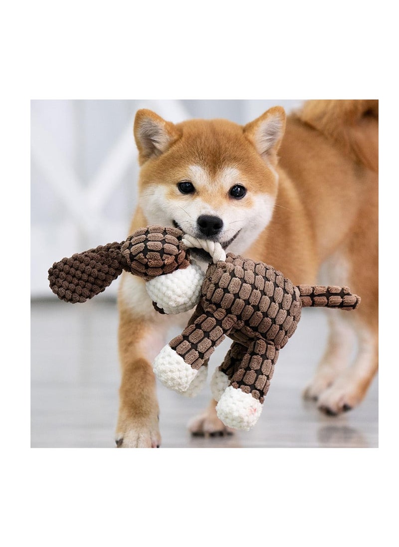 Excefore - Robustplush - Immortal Squeaker Plush Toy For Dogs & Puppies, Antarcking Robust Plush Indestructible Toy, Durable Stuffed Animal Chew Toys with Squeakers, For Small Medium Dogs, Set of 3 - Image 1