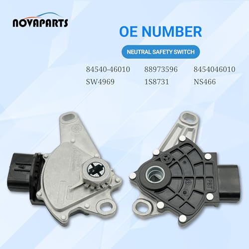 NOVAPARTS مفتاح الأمان المحايد NOVAPARTS 84540-46010 لسيارة تويوتا كورولا 2009-2017، تويوتا ماتريكس 2005-2013، سايون xA 2006، يارس 2007-2018 - Image 4